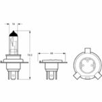 "24V 100/90W H4 Hella Bulb - Brighten Your Vehicle with Quality Lighting"