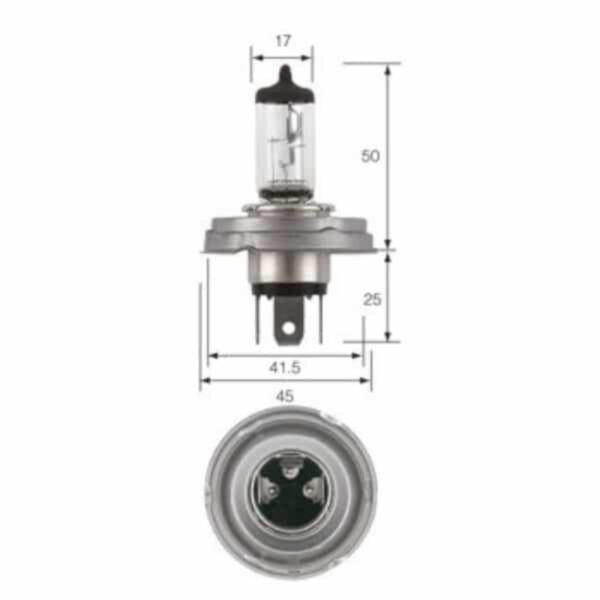 "24V 100/90W P45T Base Narva H4 Globe - Brighten Up Your Vehicle!"