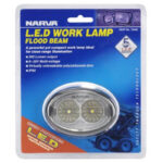 Narva 72446 2 LED Work Light Flood Beam - 550 Lumens | Bright & Powerful Lighting