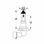 "Hella H4 Halogen Bulb 12V 60/55W - Brighten Your Vehicle with Quality Lighting"