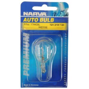 "Narva Premium 12V 21W Wedge Globe T-20mm W3 X 16D - Brighten Up Your Home!"