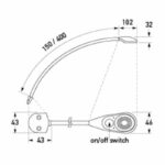 "Hella 150mm LED Flexible Map Reading Lamp - Brighten Your Reading Experience!"
