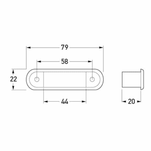 "Hella Interior LED Light 10-33V Flush Mount - Brighten Your Home Instantly!"