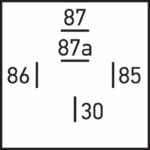"Hella 12V 5 Pin Change-Over Mini Relay – 40/15A – Diode | High Quality, Reliable Power Relay"