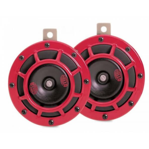 "Hella Super Tone Disc Horns - Set of 2 | Loud, Durable Car Horns"