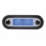 "Hella Wide Rim Rectangular Lamp - Blue | Brighten Up Your Home Decor"