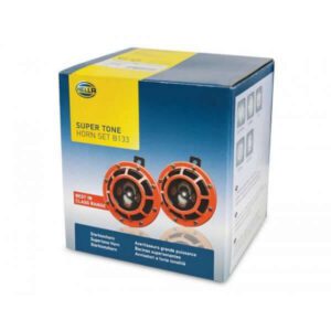 "Hella Super Tone Disc Horns - Set of 2 | Loud, Durable Car Horns"