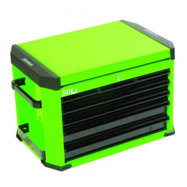 Sp Tools Tool Box Green/Black Concept 7 Drawer