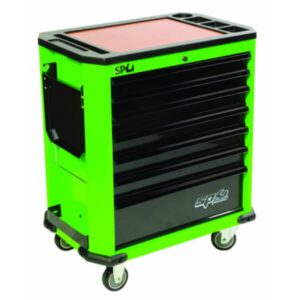 Sp Tools Roller Cab Green/Black Concept 7 Drawer