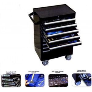 "230-Piece Metric/SAE Tool Kit in Custom Series Roller Cabinet - SP Tools SP50604"