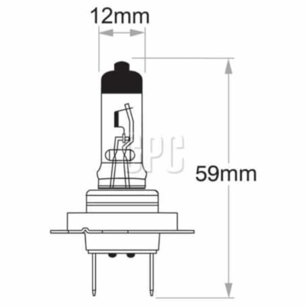 "Oex H7 Globe 12V 55W Standard - 1 Piece | High Quality & Reliable Lighting"