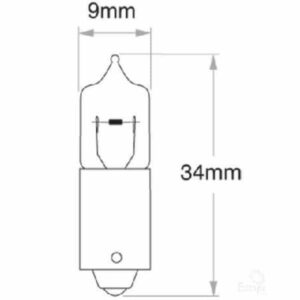 "12V 6W Standard Oex Bayonet Globe - Brighten Up Your Home!"