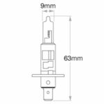 24V 70W Heavy Duty Oex Globe H1 50 – 2 Piece Bulbs