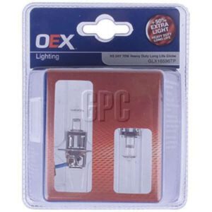 "Heavy Duty Oex Globe H3 24V 70W 50 - 2 Piece Set"