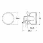 "Hella 60mm Stop/Rear Position Lamp Module - Enhance Your Vehicle's Visibility"