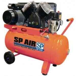 "2.2Hp Cast Iron V-Twin Portable Air Compressor | SP Tools"