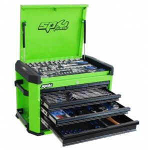 Sp Tools 212 Metric Tool Kit In Green / Black Concept Series Tool Box