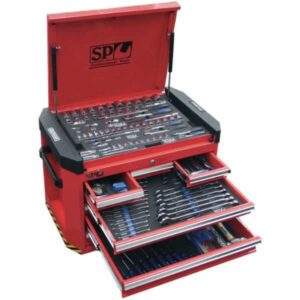 Sp Tools 212 Metric Tool Kit In Chevy Red Concept Series Tool Box