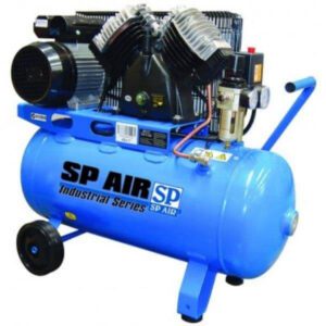 "2.5HP V Twin Cast Iron Portable Air Compressor - SP Tools SP"