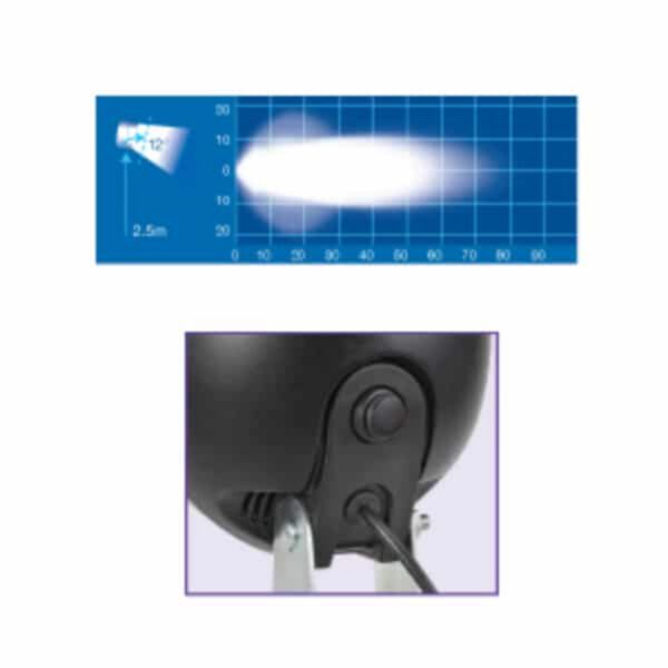 Narva 72479 9-33V 'Senator II' High Powered LED Work Lamp Hybrid Flood Beam - 3200 Lumens
