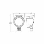Narva 72479 9-33V 'Senator II' High Powered LED Work Lamp Hybrid Flood Beam - 3200 Lumens