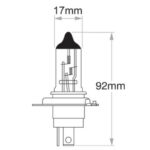 "Oex Globe H4 24V 75/70W Heavy Duty 50 - 1 Piece | High Quality, Durable Bulb for Heavy Duty Applications"