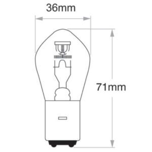 "Oex S2 Globe 12V 45/40W Standard: High-Performance Lighting for Your Home"
