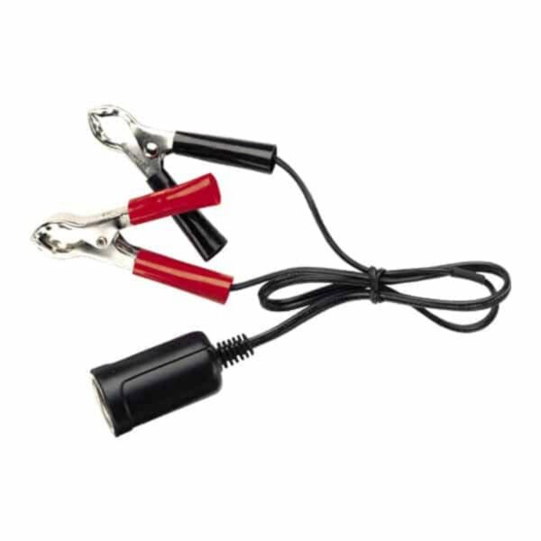 Narva 81034Bl Battery Clips With Extended Lead & Accessory Socket - Secure Power Connections & Accessories