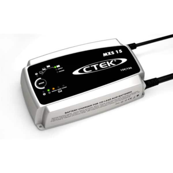 "Ctek Mxs 15 Battery Charger: 12V~15A for Motorhomes - Fast & Reliable Charging"
