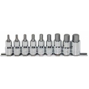 "7Pc 1/2" Drive Metric Inhex Socket Rail Set - SP Tools SP20561"