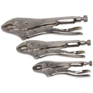 Sp Tools 3Pc Curved Jaw Locking Plier Set