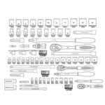 Sp Tools Sp50001 70Pc Metric Only Sockets & Accessories In Eva Tray
