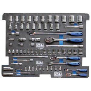 Sp Tools Sp50001 70Pc Metric Only Sockets & Accessories In Eva Tray