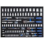 Sp Tools SP50004 84Pc Metric/Sae Sockets & Accessories In Foam Tray
