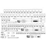 Sp Tools SP50005 103Pc Metric/Sae Sockets & Accessories In Foam Tray