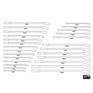 Sp Tools Sp50013 26 Piece Metric Spanner Set In Foam Tray