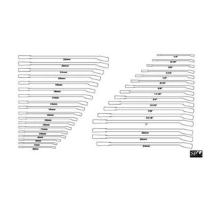Sp Tools SP50018 34Pce Af & Metric Spanner Set In Foam Tray