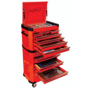 "326-Piece Metric/SAE Tool Kit - Sp Tools Concept Series Red - Perfect for DIYers!"