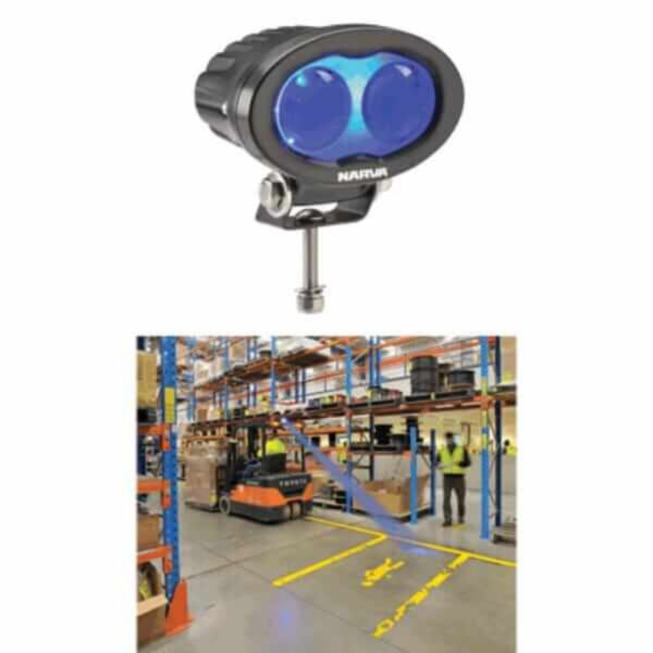 Narva 9-110V Blue Spot LED Safety Light - Bright & Durable Lighting for Maximum Safety