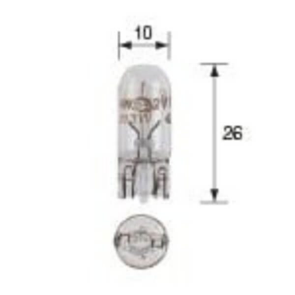 "Narva 12V 3W Standard Wedge Globe - 1 Piece | Brighten Up Your Home"