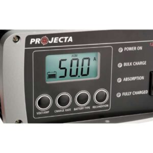 "Projecta Intelli-Charge IC5000 12V 50Amp 7 Stage Automatic Battery Charger - Fast & Reliable Charging"