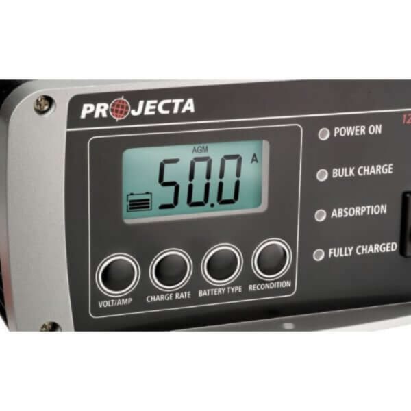 "Projecta Intelli-Charge IC5000 12V 50Amp 7 Stage Automatic Battery Charger - Fast & Reliable Charging"
