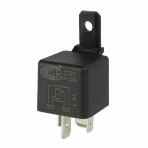 "Hella 24V 30A 4 Pin Mini Relay with Diode - Normally Open"