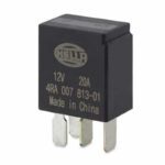 "Hella 12V 4 Pin 20A Resistor Micro Relay - Normally Open"