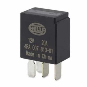 "Hella 12V 4 Pin 20A Resistor Micro Relay - Normally Open"