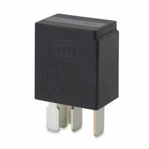 "Hella 12V 5 Pin Change-Over Micro Relay – 20/10A – Resistor | High Quality, Reliable Power Relay"