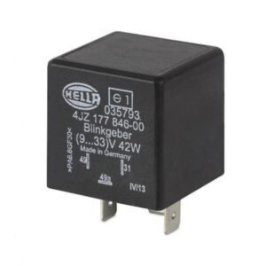 "Hella Electronic Flasher Unit 9-33V 3 Pin - Reliable & Durable Flasher Unit"