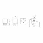 "Hella 12V 4 Pin Solid State Relay – 22A | High-Performance Relay for Automotive Applications"