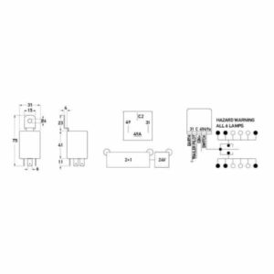 "24V Hella HCS Electronic Flasher Unit - Reliable & Durable Flashing Solution"