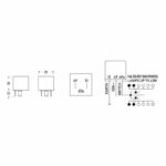 "Hella Electronic Flasher Unit 9-33V 3 Pin - Reliable & Durable Flasher Unit"